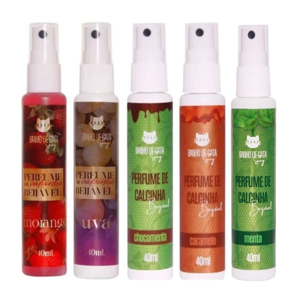 Perfume De Calcinha Beijável 40Ml Banho De Gata Sexy